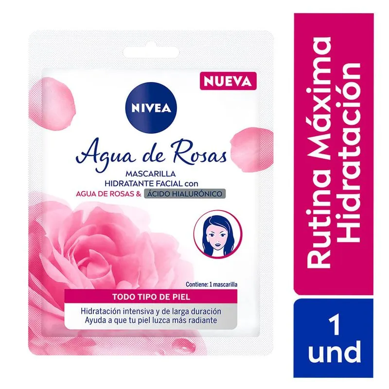 Mascarilla Nivea Agua de Rosas