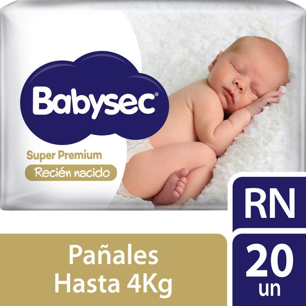 Pañal BabySec Super Premium  Recién Nacido