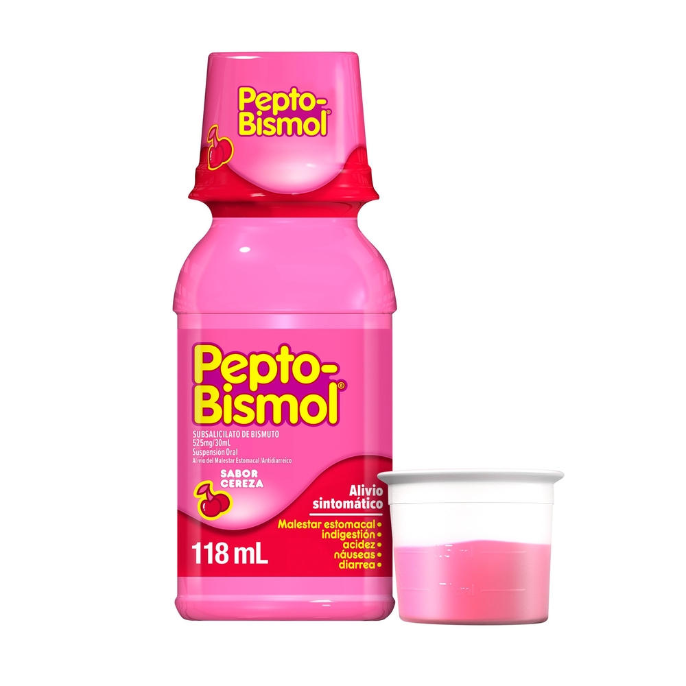 Pepto-Bismol Sabor Cereza para el malestar estomacal 236ml