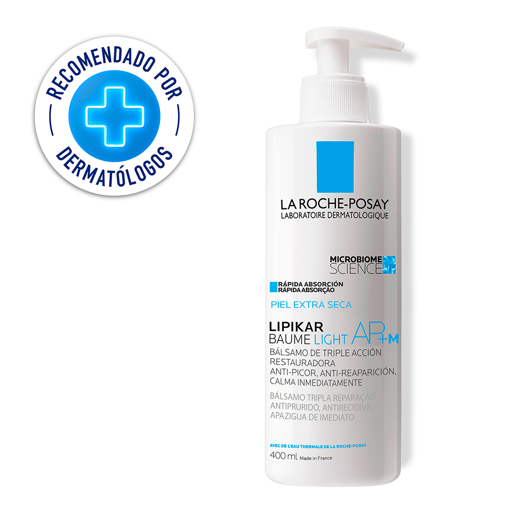 Bálsamo Corporal Ligero Pieles Secas Lipikar Baume Light AP+M 400mL