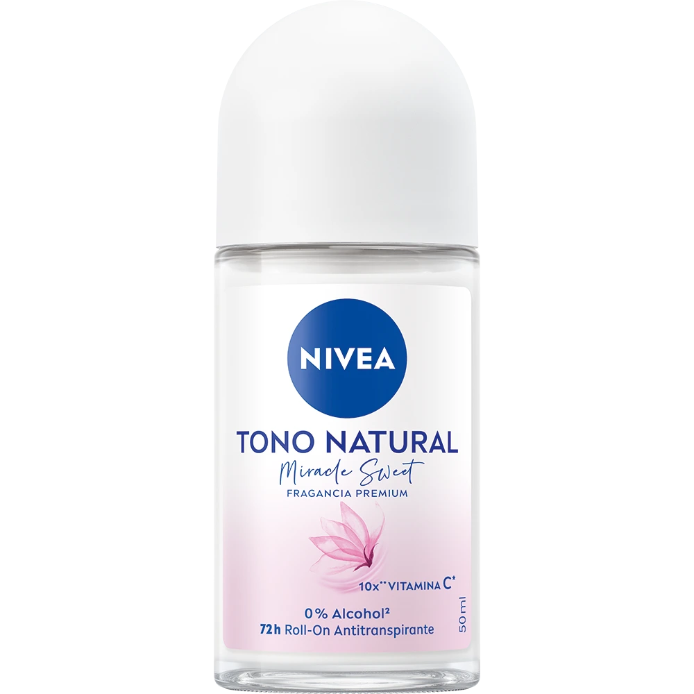 NIVEA Deo Tono Natural Miracle Sweet Roll On 50ml