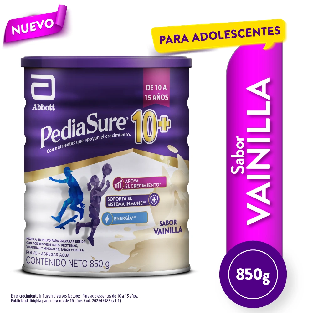 Pediasure 10+ Vainilla Lat X850