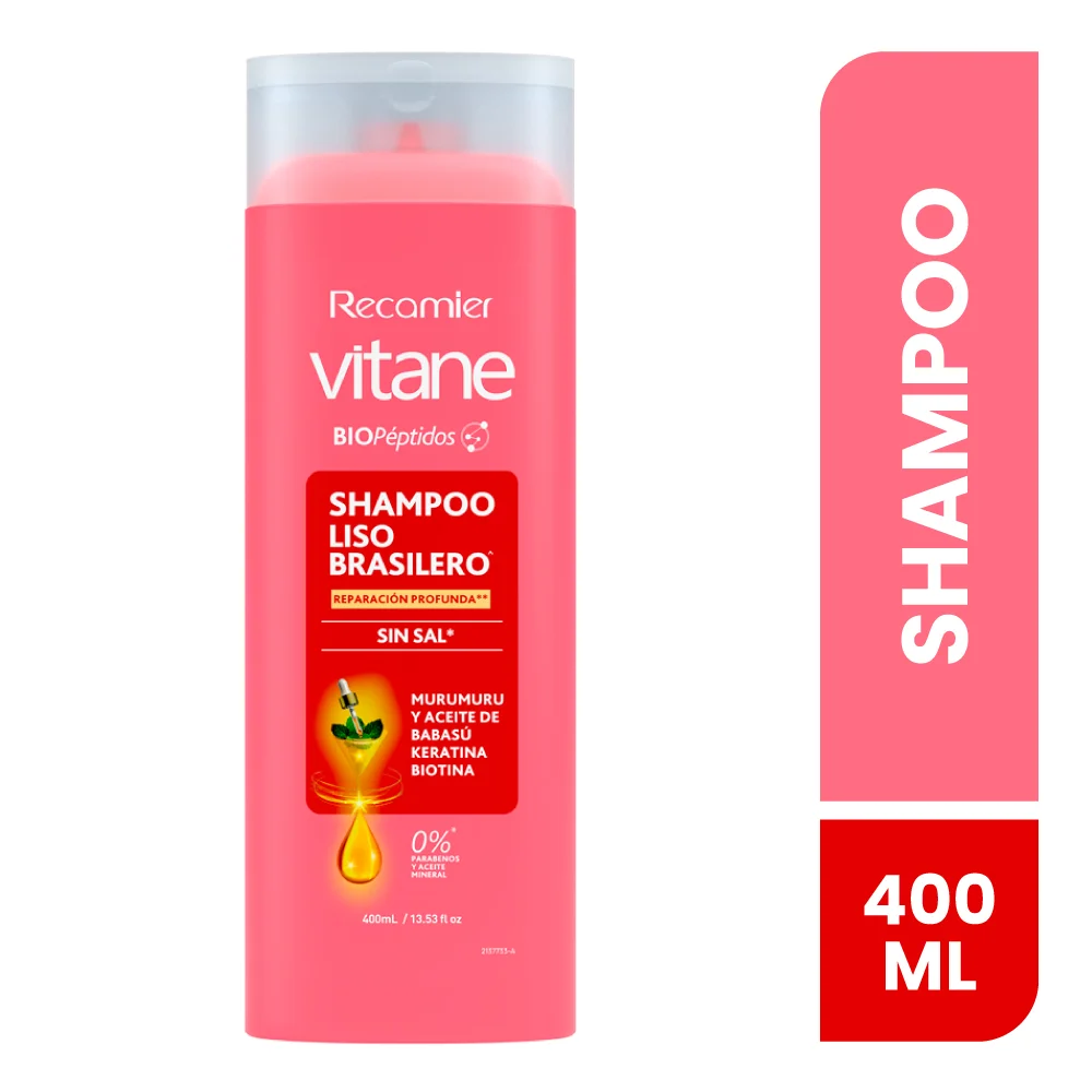 Shampoo Vitane Liso Brasilero S/Sal Fco x 220ml