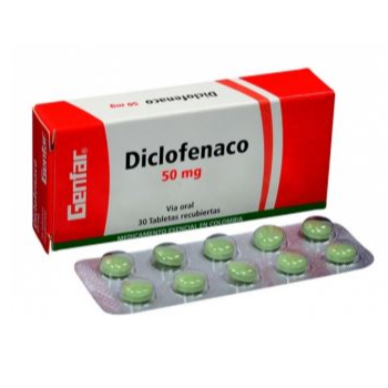 Diclofenaco Retard 50mg Grageas